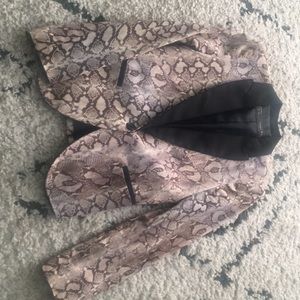 Zara snake print blazer/ jacket